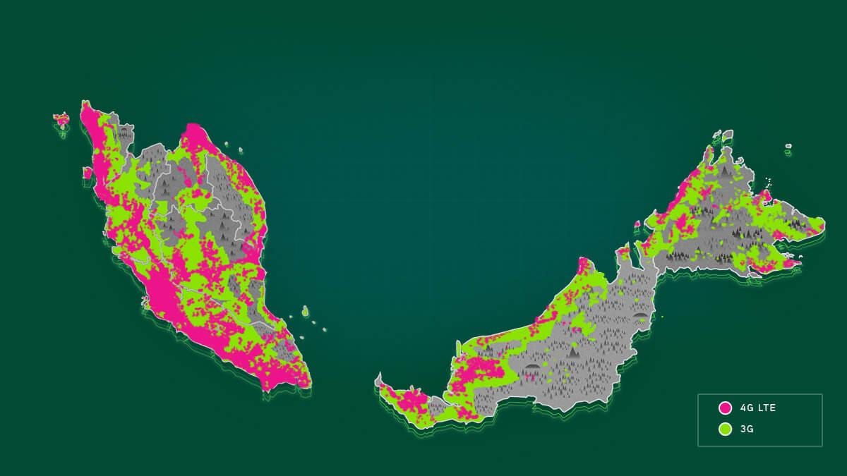 malesia mappa di copertura
