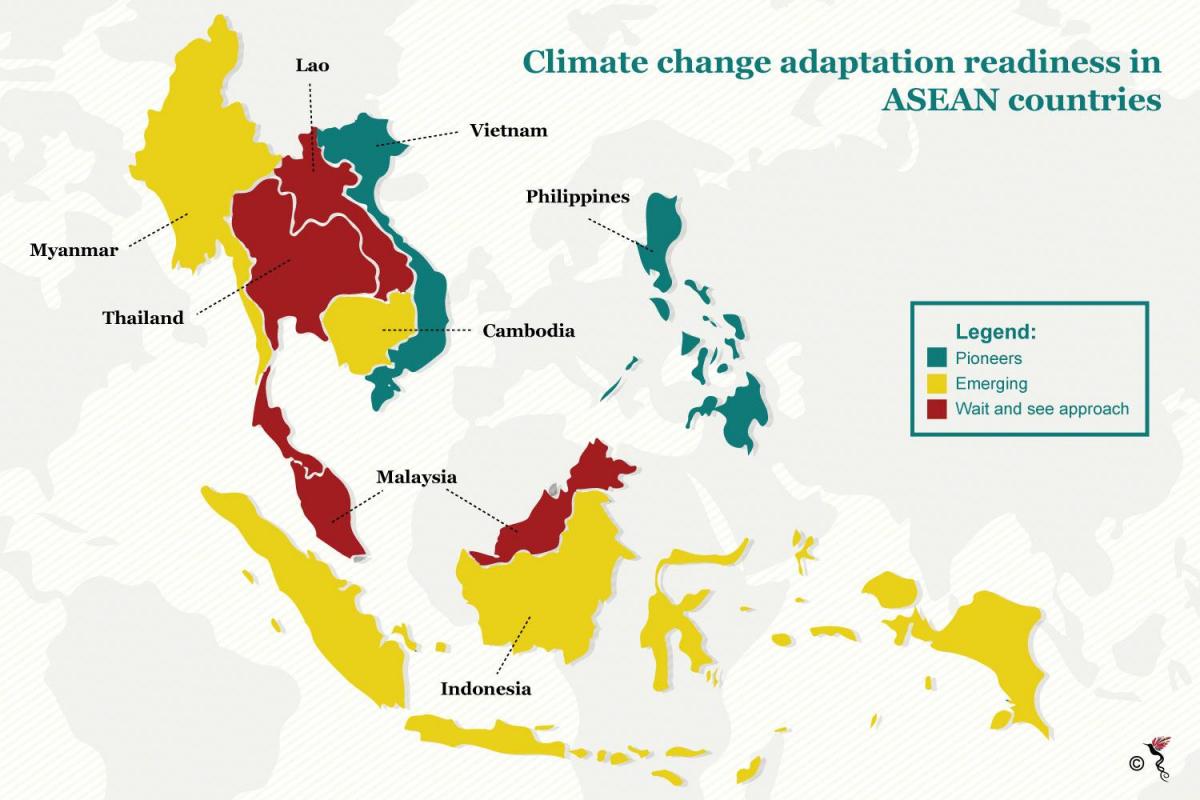 mappa della malesia clima