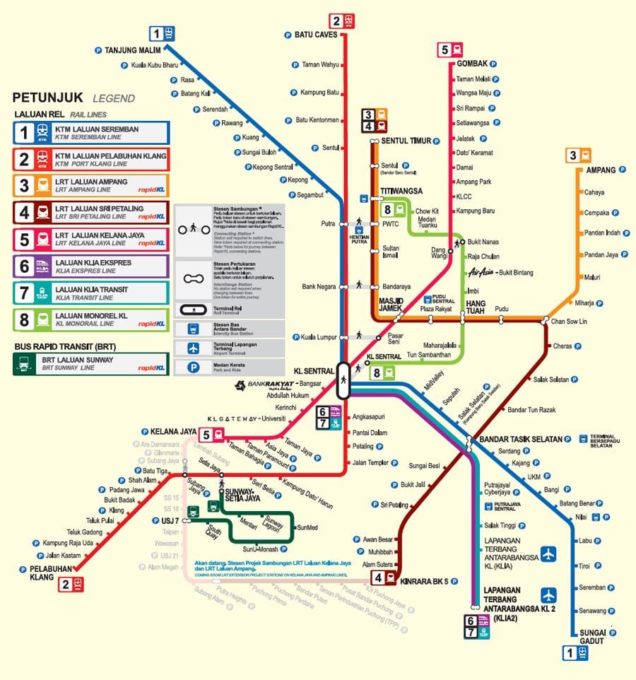 malesia mrt mappa 2016