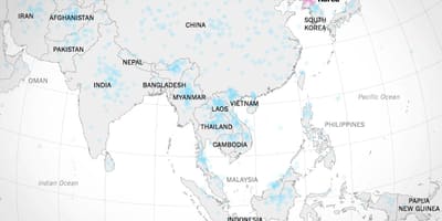 Mappa di dipartimento di censimento e mappatura in malesia