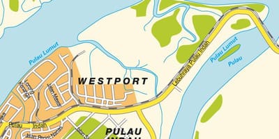 Kluang malesia mappa