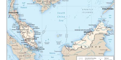 Malaysia international airport sulla mappa