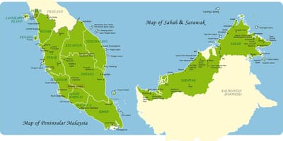Malesia mappa completa