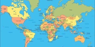 Malesia posizione nella mappa del mondo