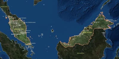 Mappa di mappa live malesia