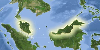 In diretta da satellite, mappa della malesia