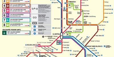Malesia mrt mappa 2016