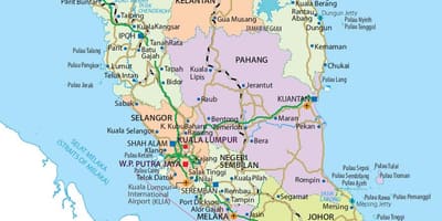 Penisular malesia mappa