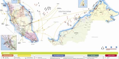Utilità di società di mappatura, malesia
